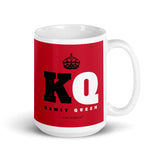 KAMIT QUEEN Grand Mug Blanc Brillant