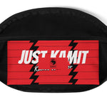 JUST KAMIT Sac Banane Rouge et Blanc