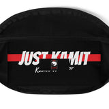 JUST KAMIT Sac Banane Noir et Rouge