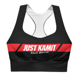 JUST KAMIT Brassière de sport Noir et Rouge
