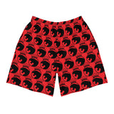 LOGO LEOPARD NOIR Short de sport recyclé all over homme