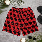 LOGO LEOPARD NOIR Short de sport recyclé all over homme