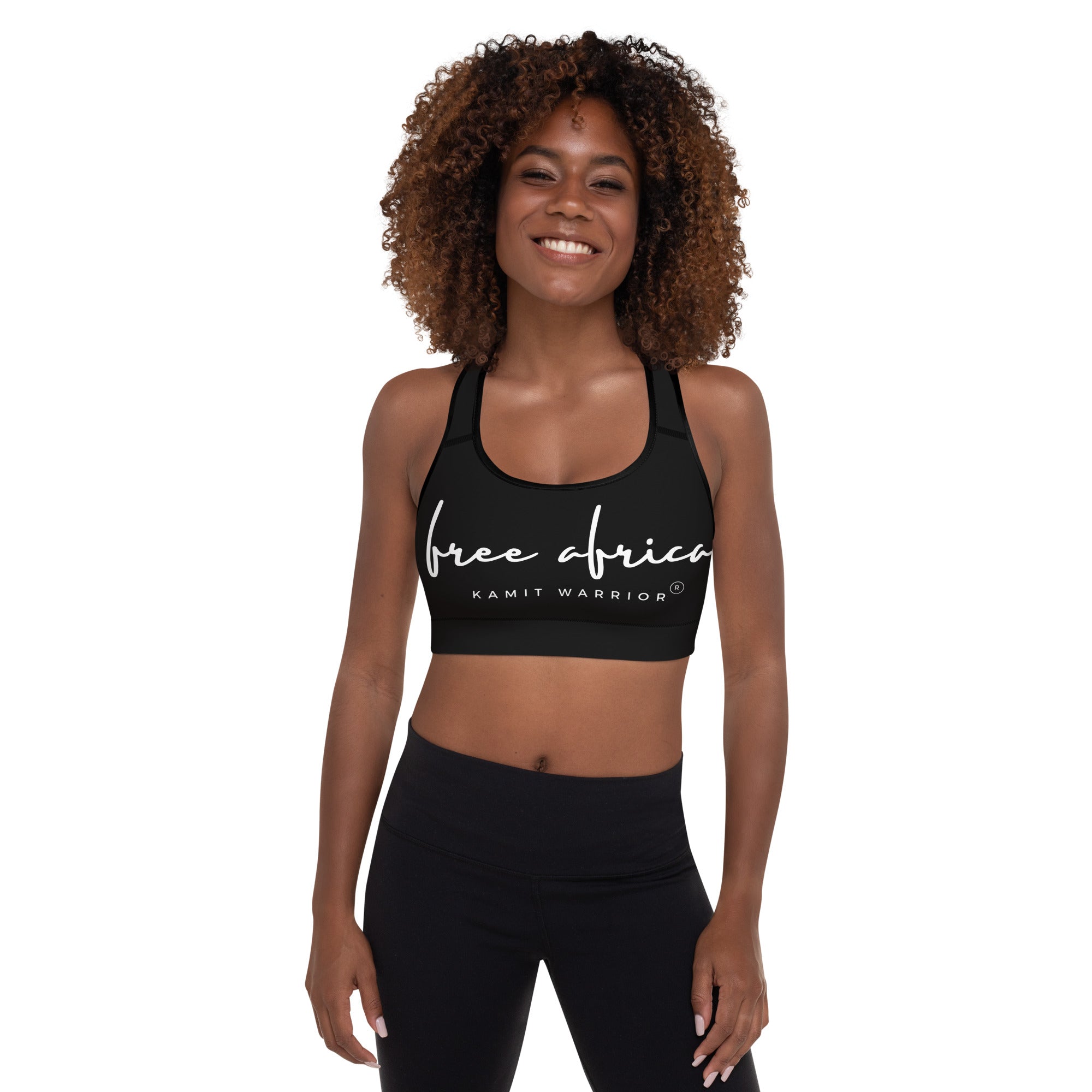 FREE AFRICA Brassière de Sport Rembourrée