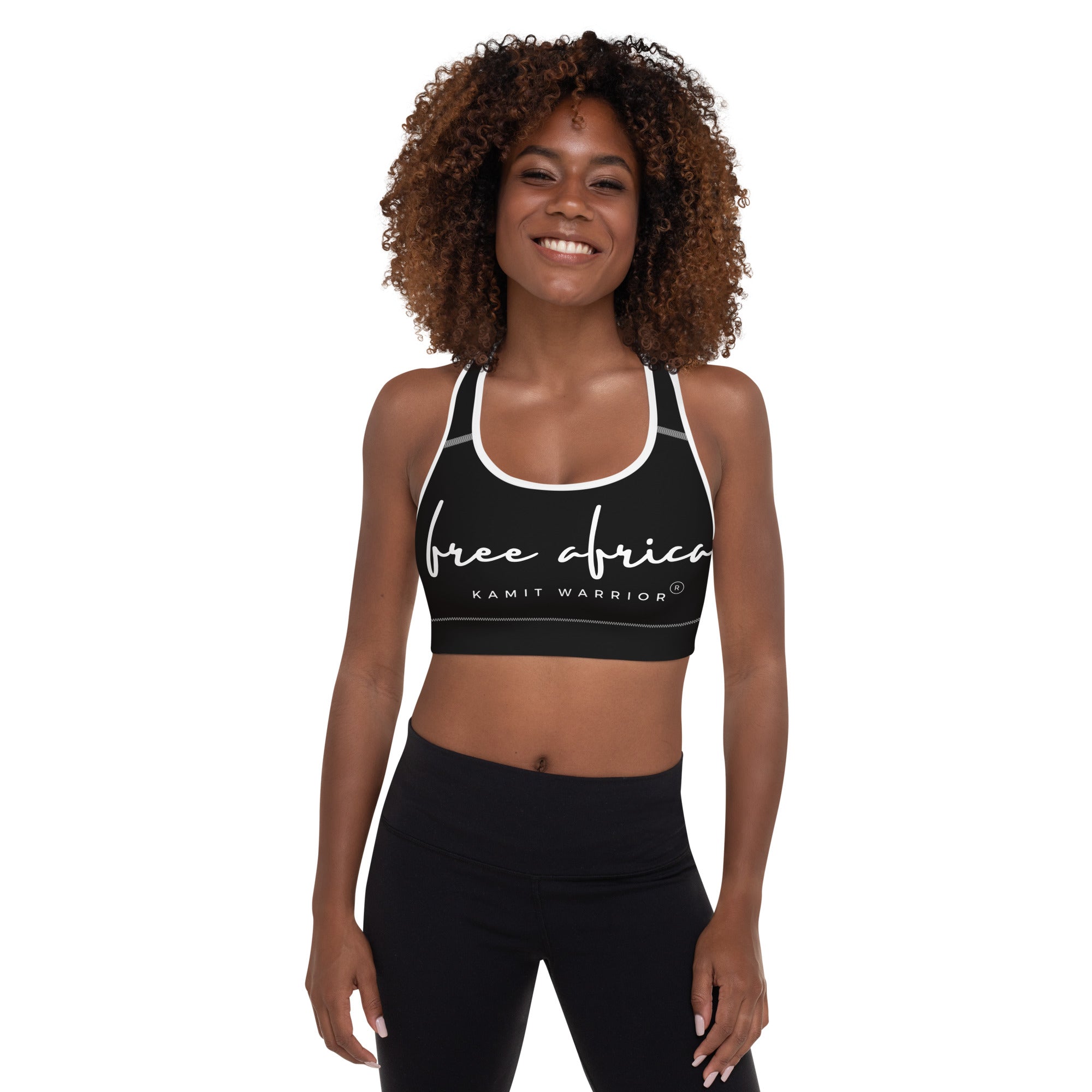 FREE AFRICA Brassière de Sport Rembourrée