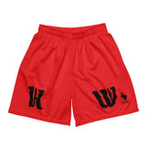 KW INITIAL Short en maille unisexe rouge