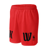KW INITIAL Short en maille unisexe rouge