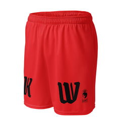 KW INITIAL Short en maille unisexe rouge
