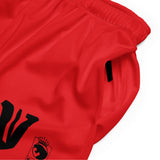 KW INITIAL Short en maille unisexe rouge