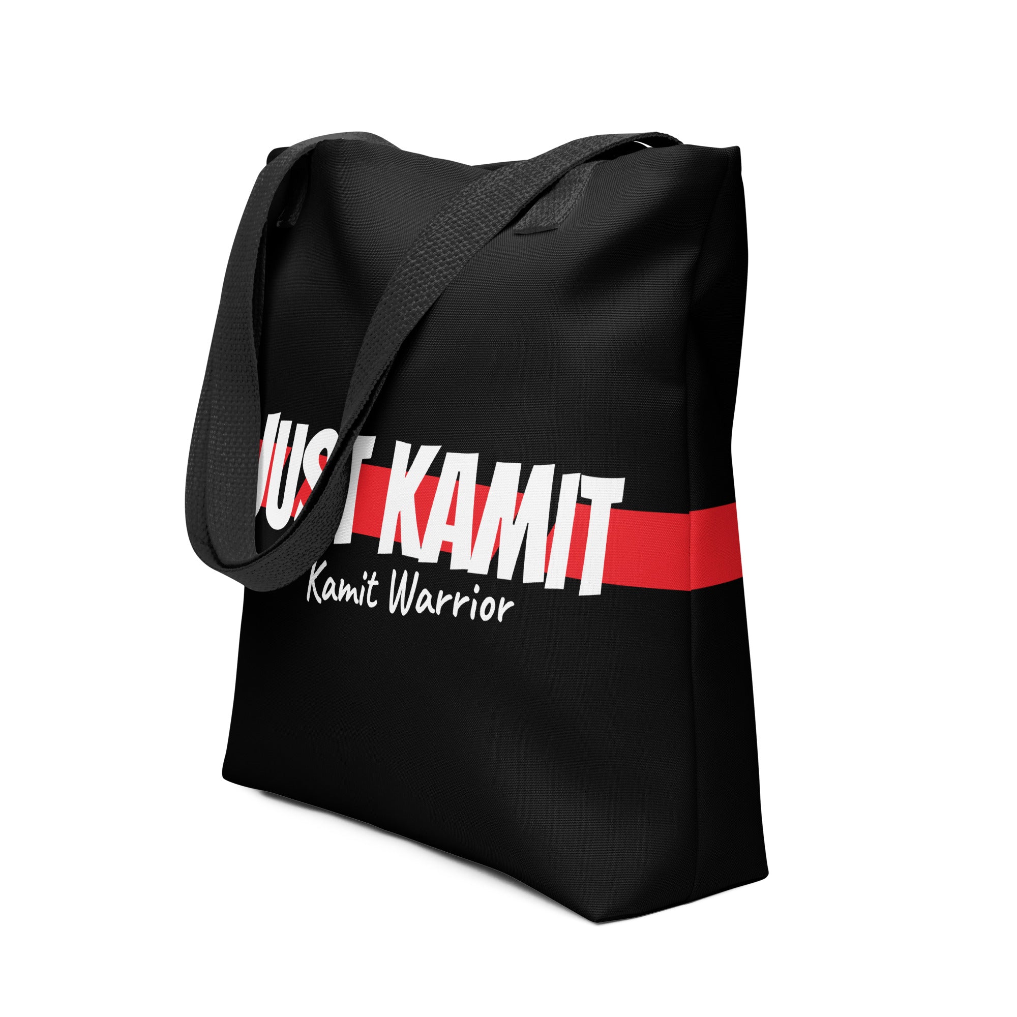 JUST KAMIT Tote bag Noir et Rouge
