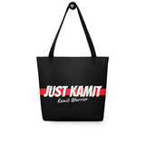 JUST KAMIT Tote bag Noir et Rouge