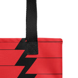 JUST KAMIT Tote bag Rouge et Blanc