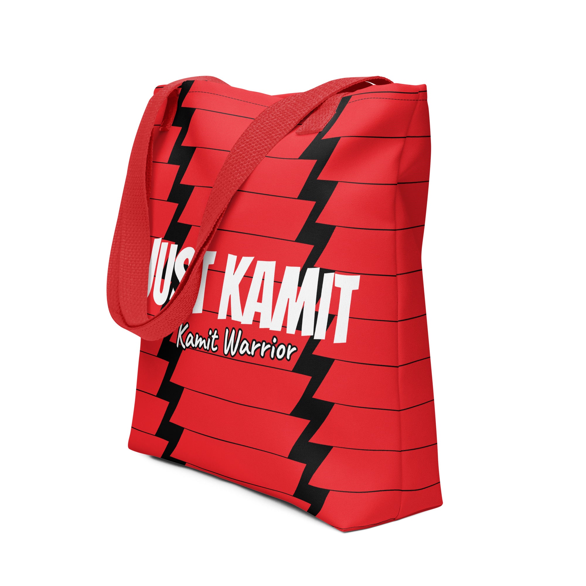 JUST KAMIT Tote bag Rouge et Blanc
