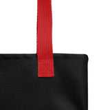 JUST KAMIT Tote bag Noir et Rouge