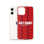 JUST KAMIT Coque pour IPhone Rouge et Blanc