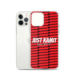 JUST KAMIT Coque pour IPhone Rouge et Blanc