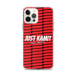 JUST KAMIT Coque pour IPhone Rouge et Blanc