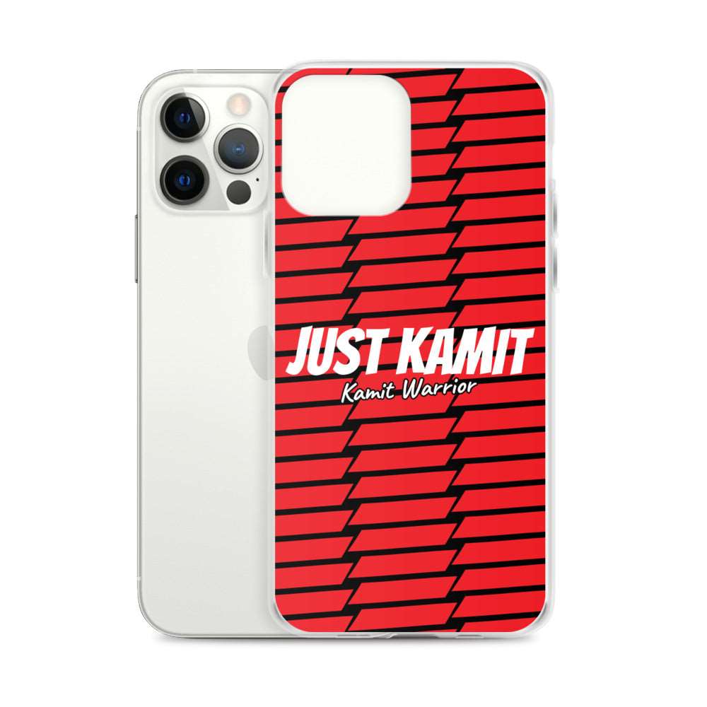 JUST KAMIT Coque pour IPhone Rouge et Blanc