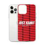JUST KAMIT Coque pour IPhone Rouge et Blanc