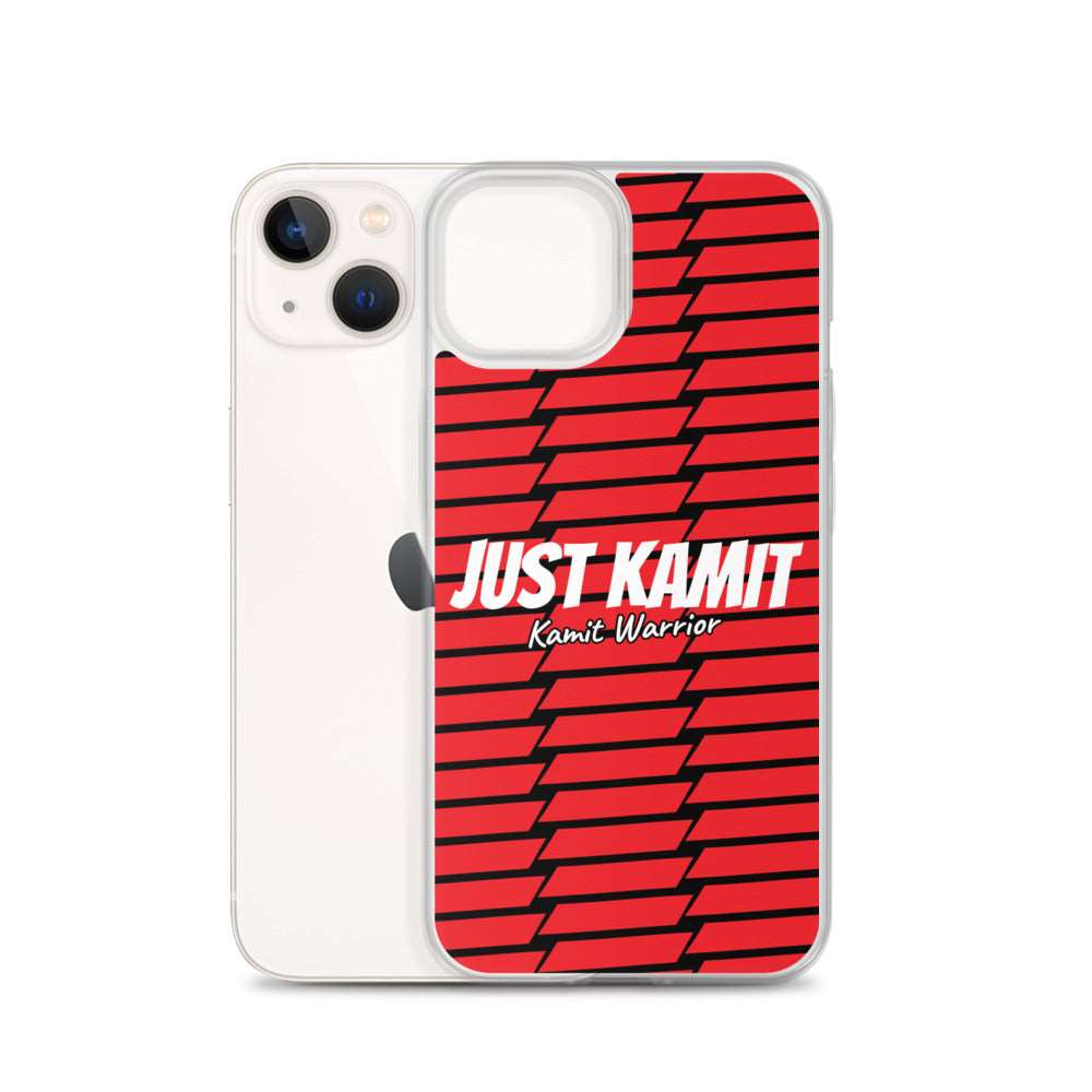 JUST KAMIT Coque pour IPhone Rouge et Blanc