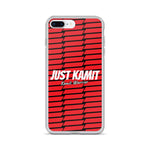 JUST KAMIT Coque pour IPhone Rouge et Blanc
