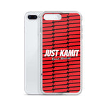 JUST KAMIT Coque pour IPhone Rouge et Blanc
