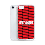 JUST KAMIT Coque pour IPhone Rouge et Blanc