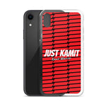 JUST KAMIT Coque pour IPhone Rouge et Blanc