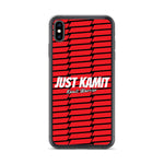JUST KAMIT Coque pour IPhone Rouge et Blanc