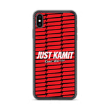 JUST KAMIT Coque pour IPhone Rouge et Blanc