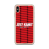 JUST KAMIT Coque pour IPhone Rouge et Blanc