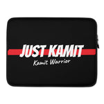 JUST KAMIT Housse Ordinateur Portable Noir et Rouge