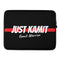 JUST KAMIT Housse Ordinateur Portable Noir et Rouge