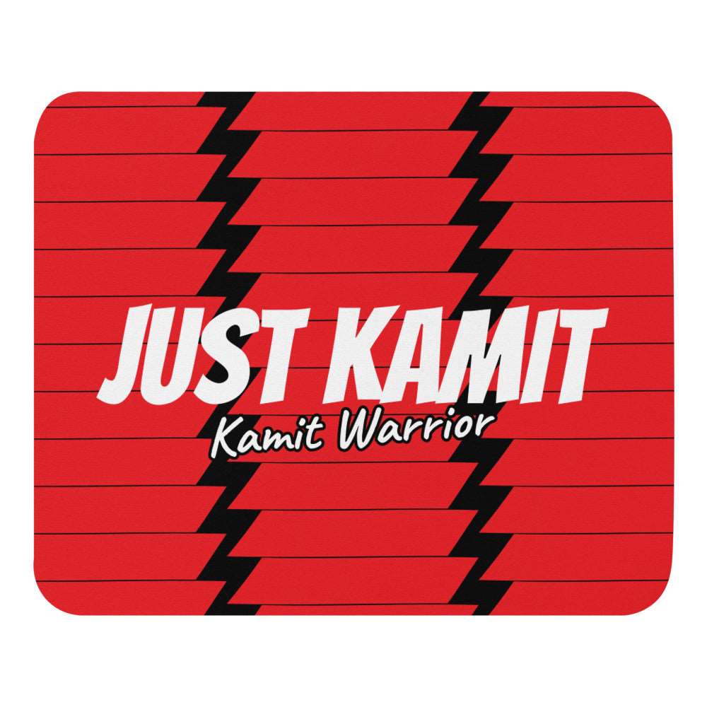 JUST KAMIT Tapis de souris Rouge et Blanc
