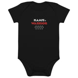 KAMIT IS WARRIOR Brodé Body en coton bio bébé