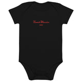 LA FLECHE Brodé Body en coton bio bébé