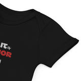 KAMIT IS WARRIOR Brodé Body en coton bio bébé