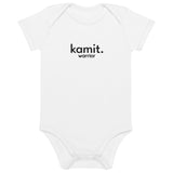 KAMIT. WARRIOR LOGO 4 Brodé Body en coton bio bébé