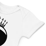 LOGO LEOPARD Noir Body en coton bio bébé