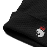 LOGO LEOPARD Bonnet côtelé bio