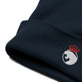 LOGO LEOPARD Bonnet côtelé bio