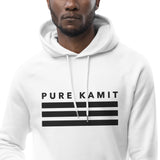 PURE KAMIT Brodé Pull à capuche unisexe écologique