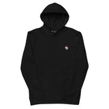 LOGO LEOPARD SUR LE COTE Brodé Pull à capuche unisexe poches Kangourou