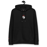 LOGO LEOPARD Brodé Pull à capuche écolo unisexe