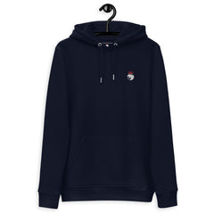 LOGO LEOPARD SUR LE COTE Brodé Pull à capuche unisexe poches Kangourou
