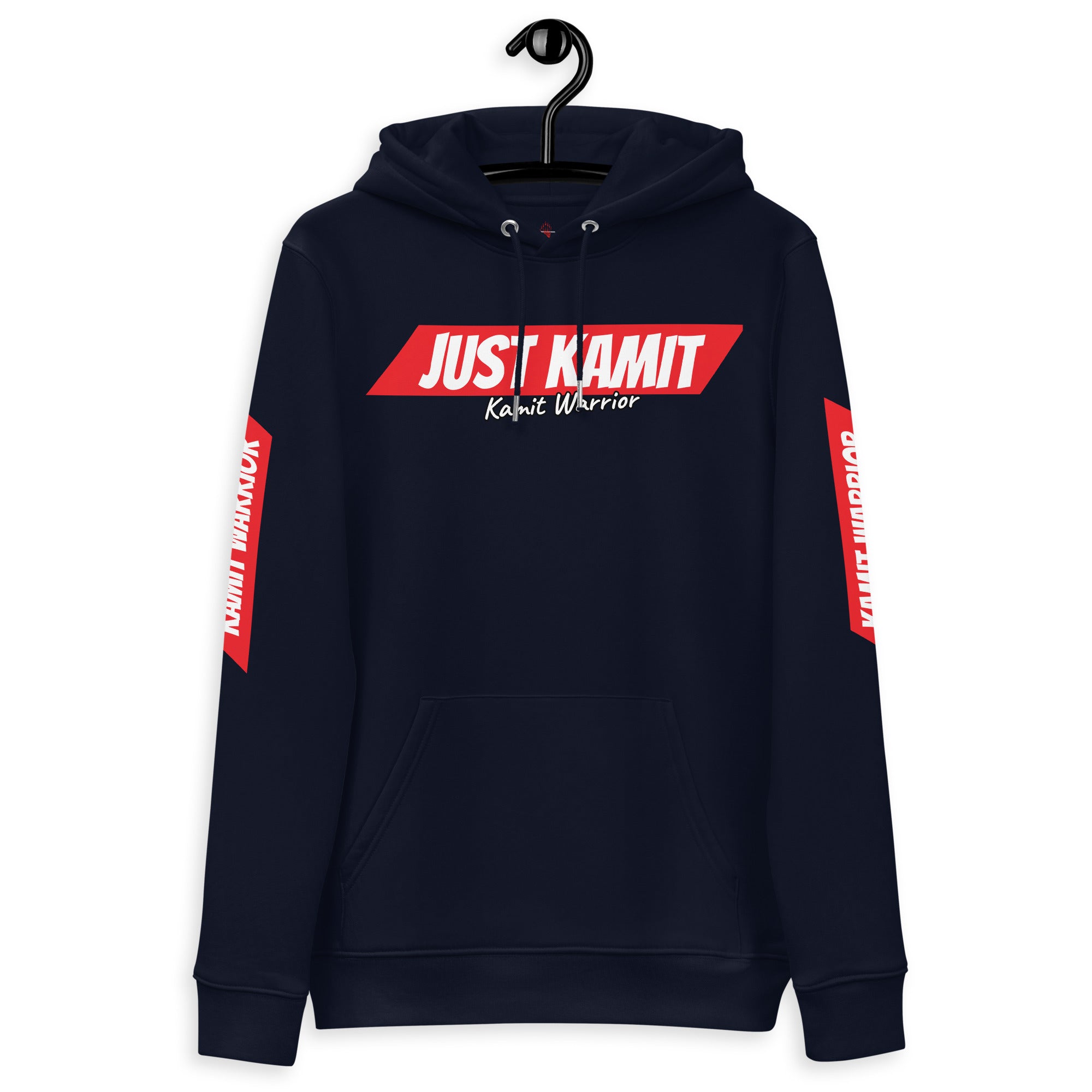 JUST KAMIT Pull à capuche unisexe poches Kangourou