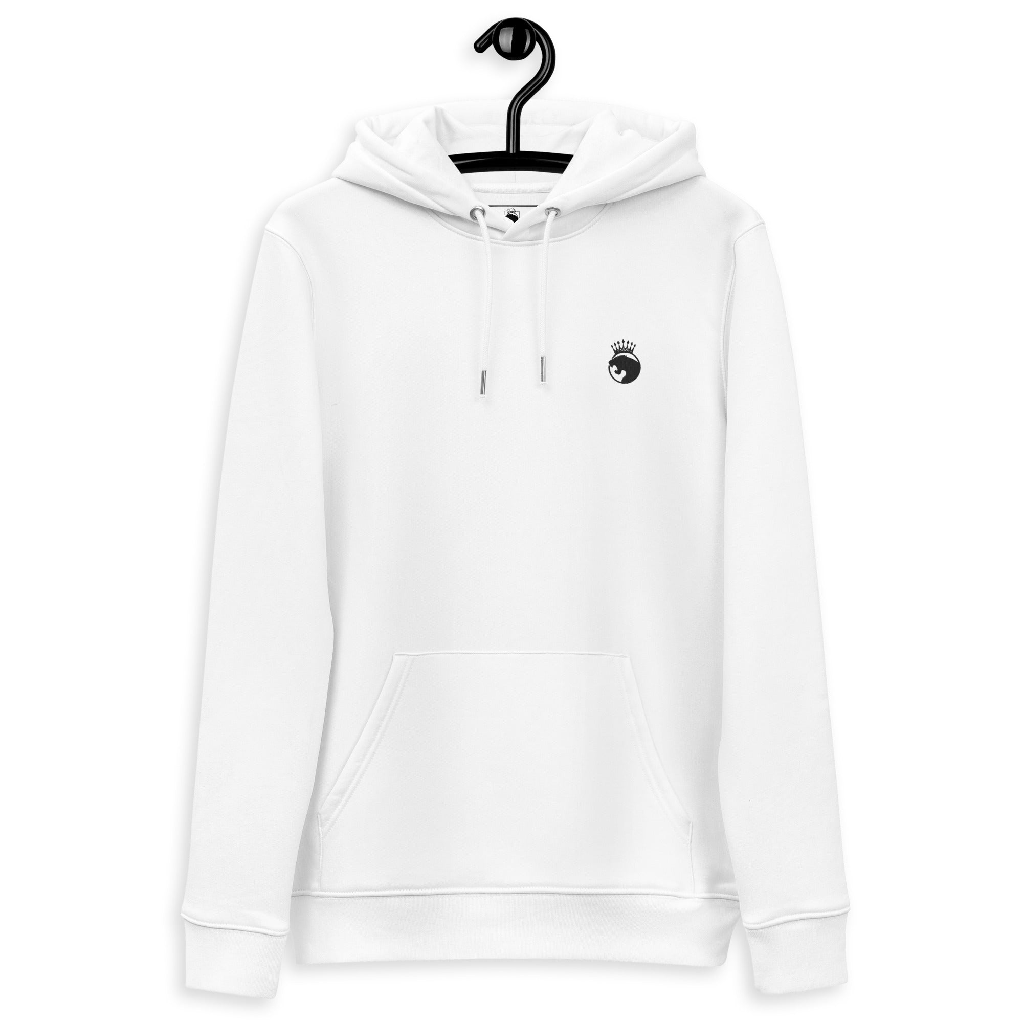 LOGO LEOPARD SUR LE COTE Brodé Pull à capuche unisexe poches Kangourou