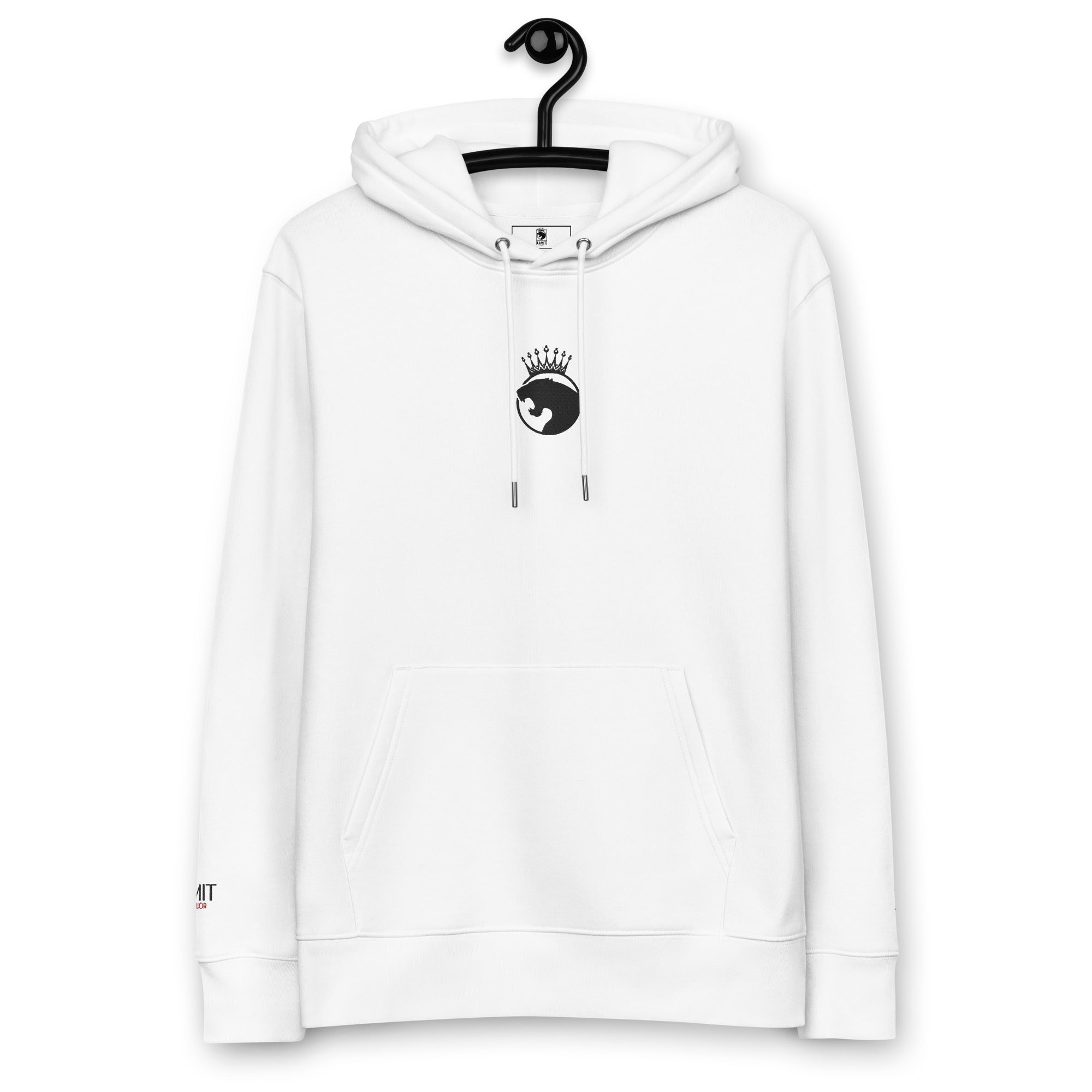 LOGO LEOPARD Brodé Pull à capuche écolo unisexe