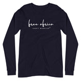 FREE AFRICA T-shirt Unisexe Manches Longues