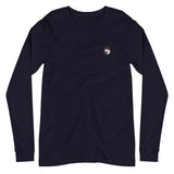 LOGO LEOPARD SUR LE COTE BRODE T-shirt Unisexe à Manches Longues