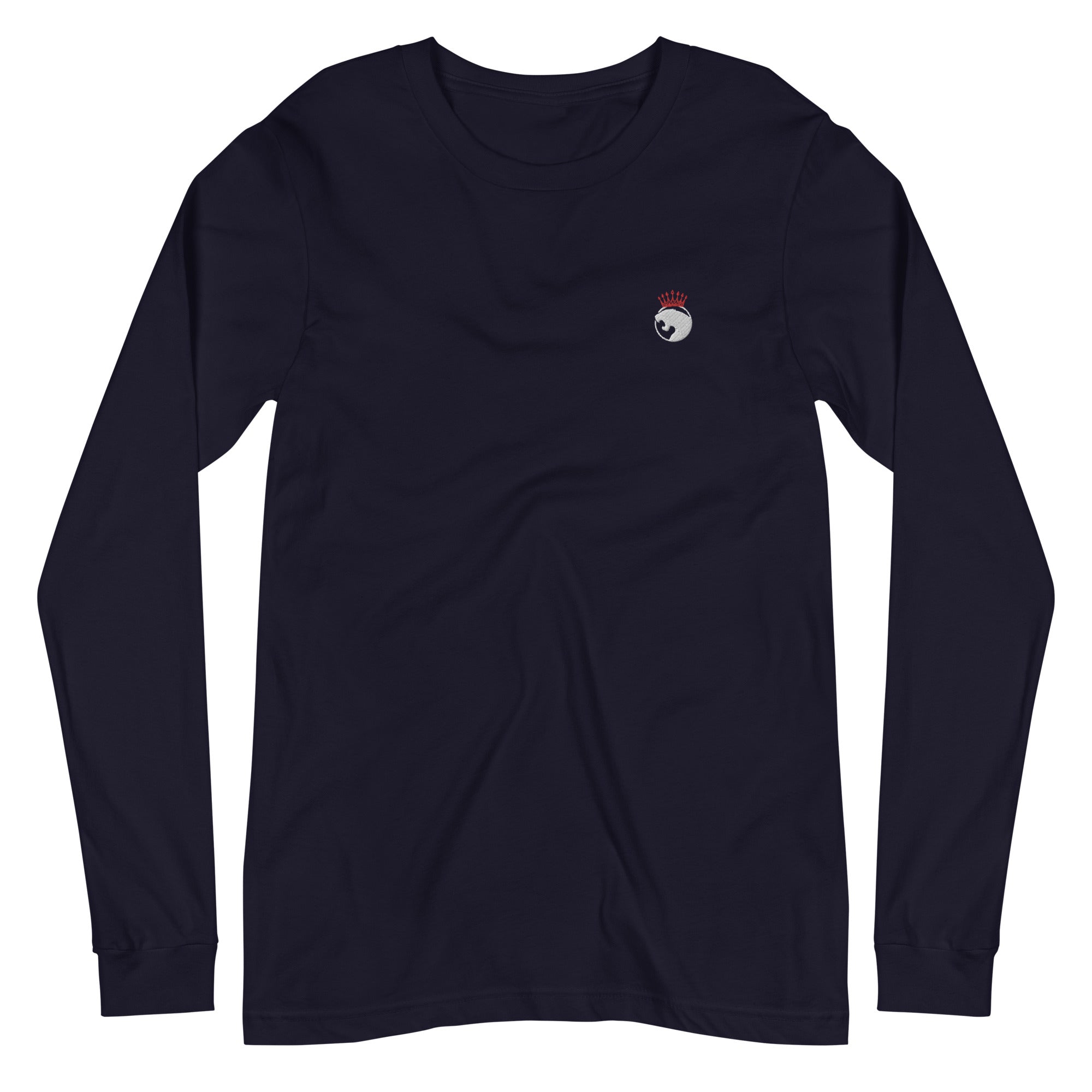 LOGO LEOPARD SUR LE COTE BRODE T-shirt Unisexe à Manches Longues